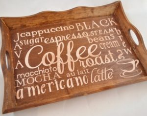 decorative & practical coffee trays