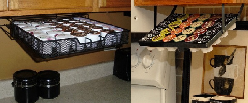 Under the Cabinet K-Cup Holders