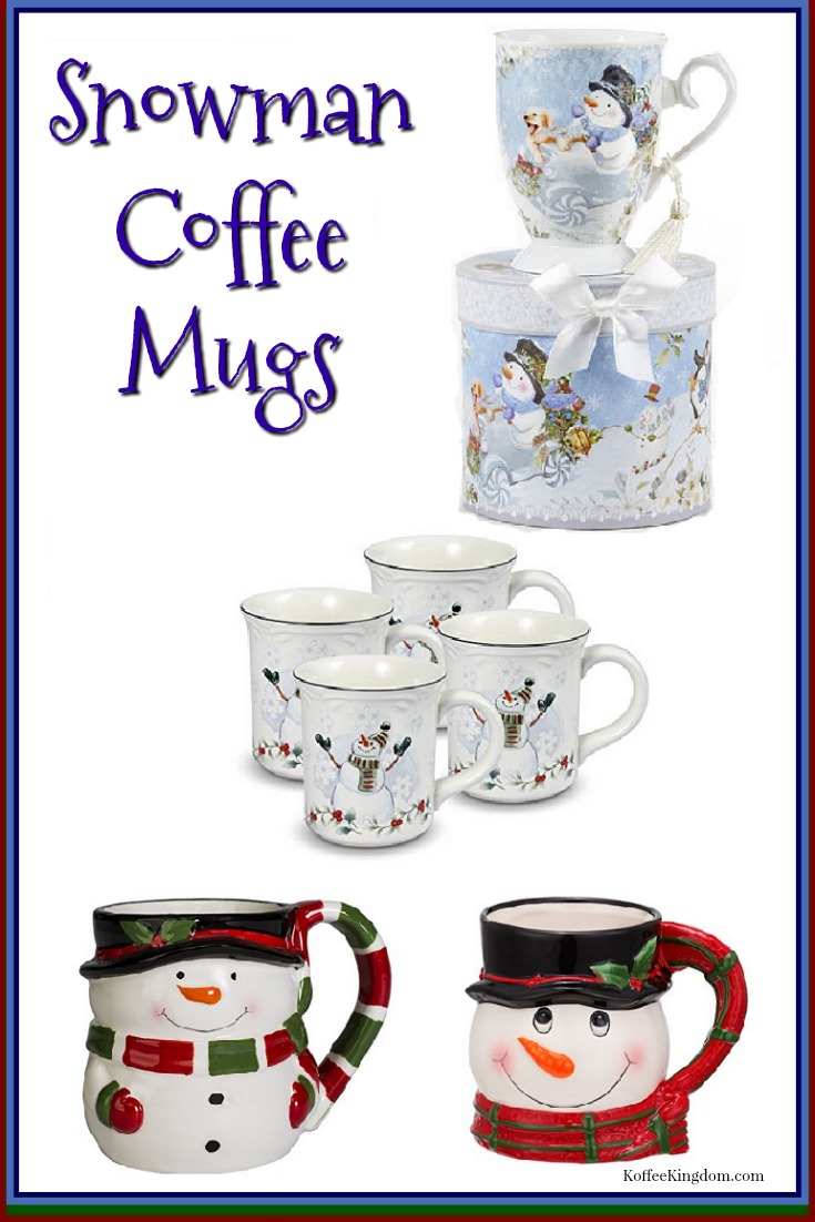 Snowman Coffee Mugs Make Great Gifts