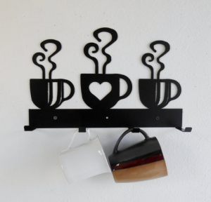 Decorative Coffee Mug Wall Racks / Hangers