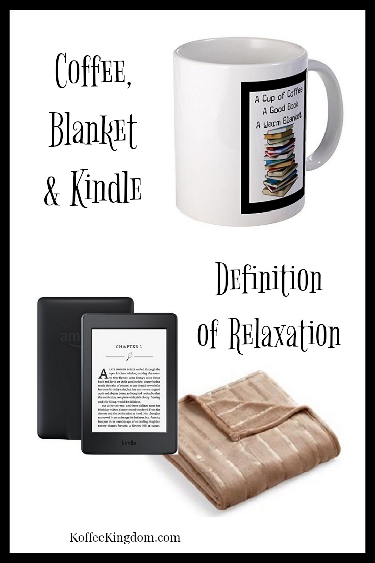 Coffee, Blanket & Book Equals a Great Combination